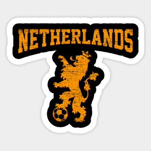 Netherlands Lion Soccer Ball Sticker